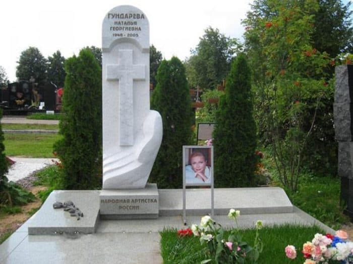 Могила Натальи Гундаревой